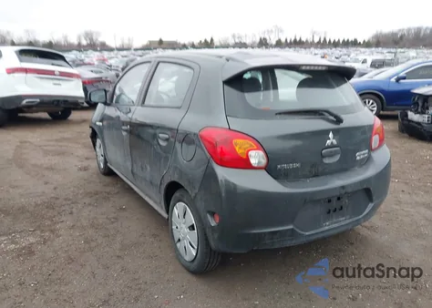 2014 Mitsubishi Mirage De z USA, uszkodzony, nr VIN ML32A3HJ2EH023053